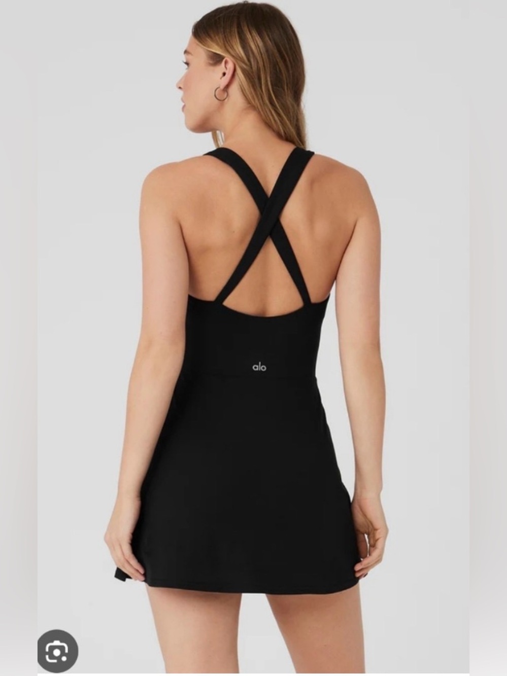Alo Yoga Alosoft Showcase Dress in black